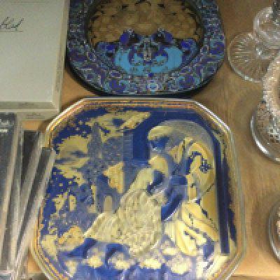 A collection of Rosenthal studio line plates .