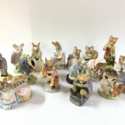 Royal Albert Beatrix potter ceramic figures .