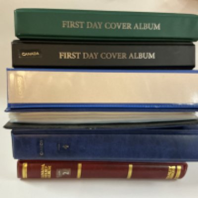 6 albums of Canada postage stamps including 2 albums of First Day covers