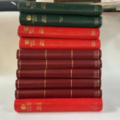 10 albums of Great Britain postage stamps from QUeen Victoria onwards, mainly mint but with some used examples.