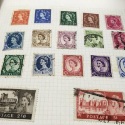A Collection of six Albums of GB and world stamps .