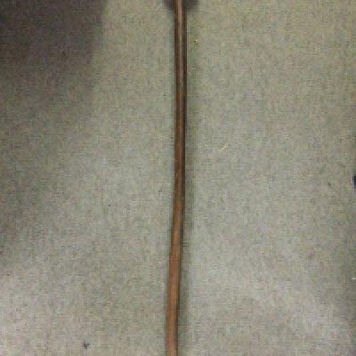 A vintage Teak Knob Kerry 108cm tall. This lot cannot be posted- NO RESERVE