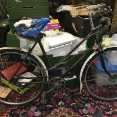 Rudge black vintage bicycle