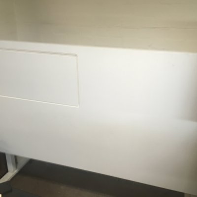 Work table with a cover 160cm wide 90cm long