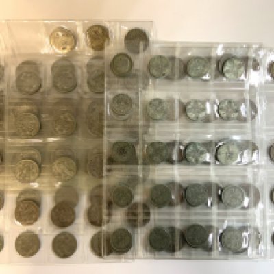 A large collection of pre 1947 British coinage, approx 1940g, together with some post 1947 coinage.