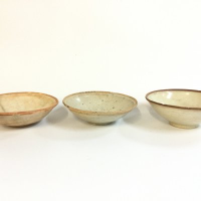 Three Chinese Song Period style bowls , approximately 15cm wide.