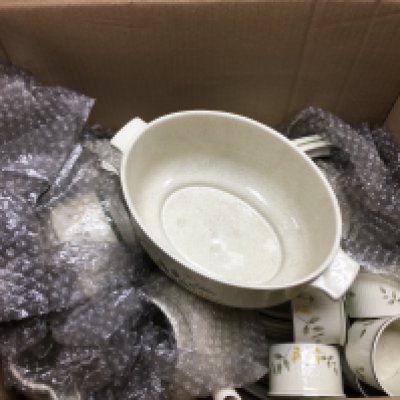 A Collection of Royal Doulton Will o the wasp dinner set including plates