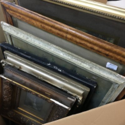 A large Collection of framed pictures including watercolours, oil paintings prints.
