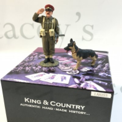 A boxed King & Country D Day 1944 military policeman figure