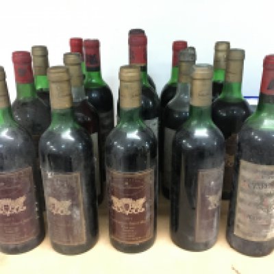 A Collection of sixteen vintage wines including 1971 Szentmarton- Saint Martin, Chateau Du Marquis 1973, Chateau De Camensac 1973. NO RESERVE