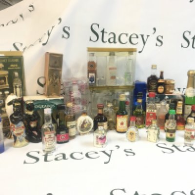 A Collection of miniature spirits including Drioli, Drambuie, Becherovka Carlsbad, Harveys Bristol cream. This lot cannot be posted. NO RESERVE
