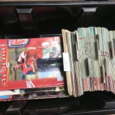 A Collection of Arsenal and West Ham football programmes, postage cat C. NO RESERVE
