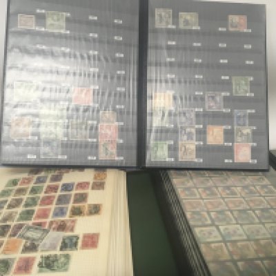 A collection of stamps British commonwealth an album of Australian stamps Maltese stamps and others.