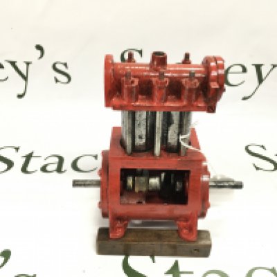 A small antique marine engine approximately 18.5cm