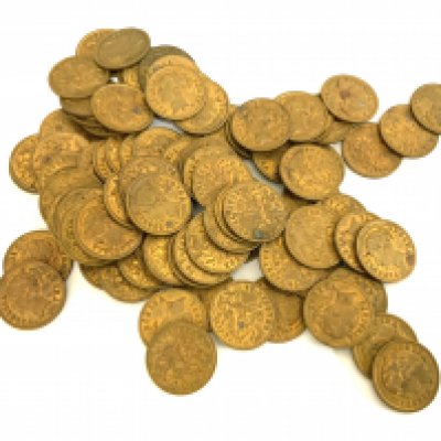 A large collection of 1837 Cumberland Jack Hanover Tokens. (A)