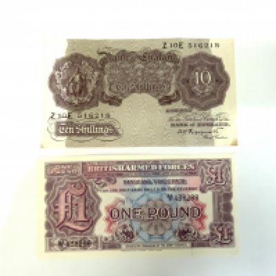 A Collection of British banknotes, Good uncirculated condition for each note. (A)