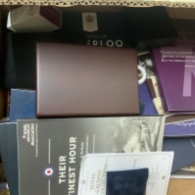 A mixed collection of presentation coinage.