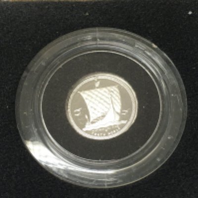 A platinum 1/10th oz coin.
