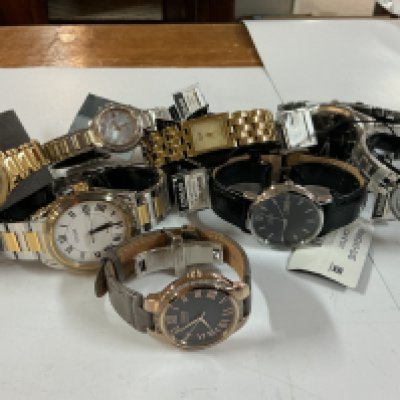 Nine mixed citizen eco drive watches.