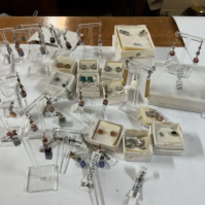 a large collection of coeur de Lion jewellery, including earrings, pendants, chains and other jewellery.