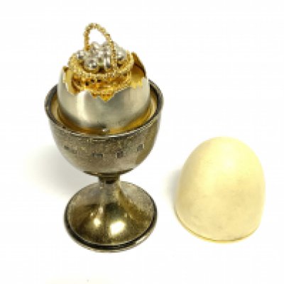Anthony Gordon Elson, silver-gilt surprise egg. Ltd Edition 39/200