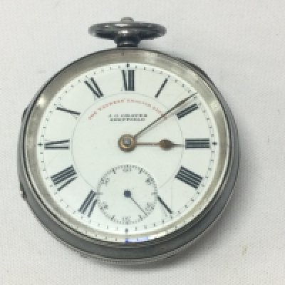 A graves silver pocket watch
