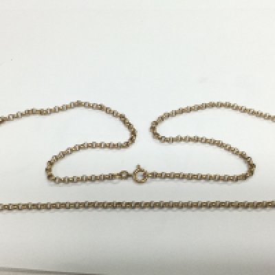 A 9ct gold belcher chain, approx13g. Shipping category A.