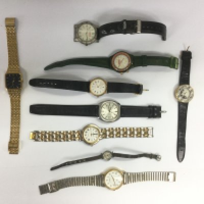 A small collection of watches. Shipping category B.