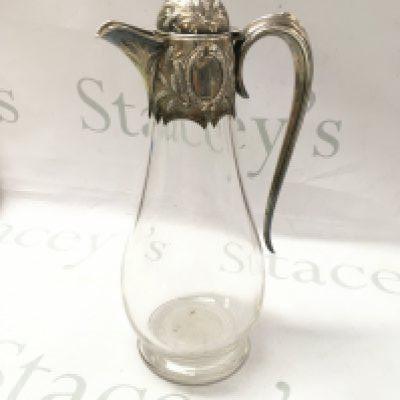 A Victorian silver hallmarked claret jug.