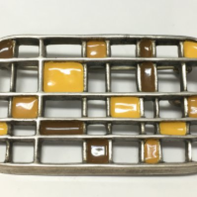 A modern design silver David Anderson brooch. Postage catA