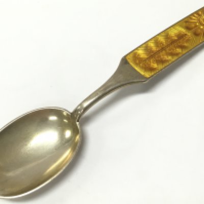 A. Michelsen Danish spoon ,Julen 1967 Paul Rene Gauguin. Postage category A