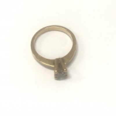 Single stone solitaire ring