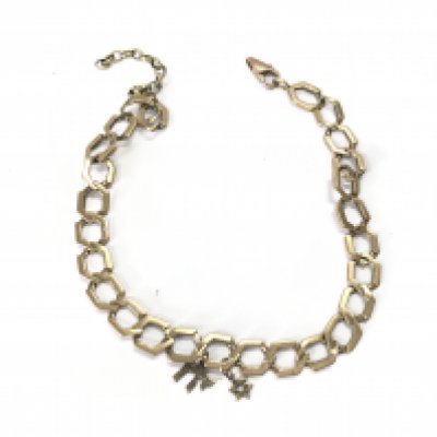 A 9ct gold bracelet. 13.35g Postage A