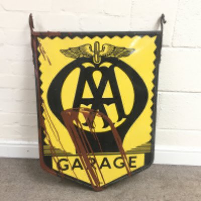 Double Sided AA Garage with hangers. 22 x 31 approximately.