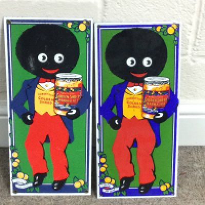 ROBERTSONS GOLDEN SHRED MARMALADE ENAMEL 'GOLLY IT'S GOOD SIGNS&rsquo; 14.5 x 6.5 inches approximately