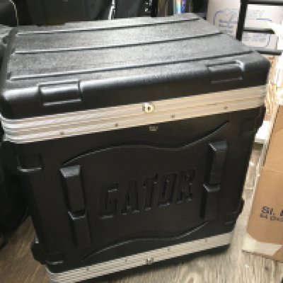 A Gator racking cabinet and x10 Multiway cable looms jack/jack/XLR, various lengths.