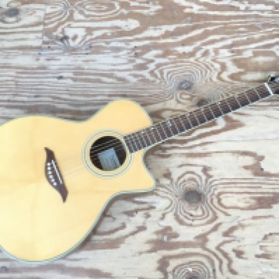 A Turner 42CE electro acoustic guitar. No case.