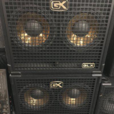 A pair of GK GLX amplifier cabinets.Comes with one retail box.