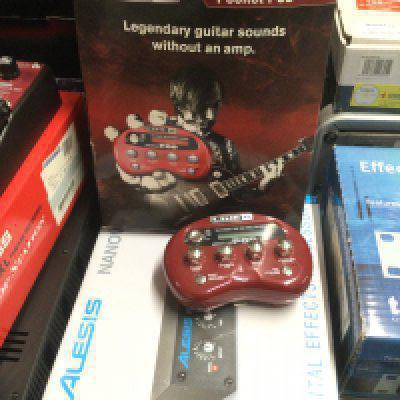 Three boxed effects units comprising a Voicelive 2,, a Line 6 pocket pod and an Alesis Nanoverb 2 plus a Behringer pro ultrapatch model PX2000 (4).