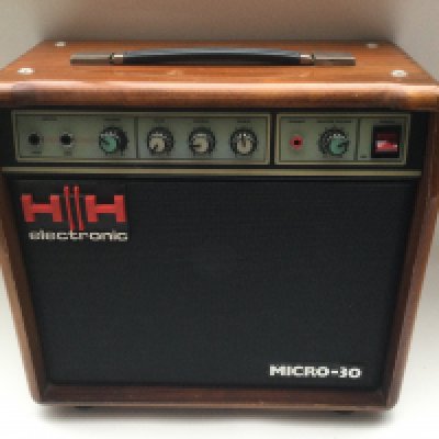 An HH Micro 30 amplifier.
