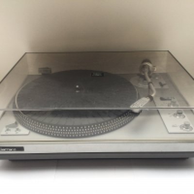 A boxed ion USB turntable and a Garrard GT-35P turntable (2).