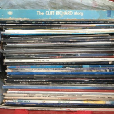 A collection of LPs and 7" singles by various artists including Kursaal Flyers, Elvis Presley, Human League and many more.