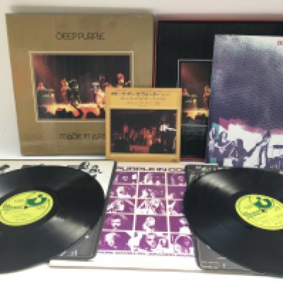 A Deep Purple 'Made In Japan' multi CD/DVD/EP box set and a 'Deep Purple In Concert' 2LP (2).