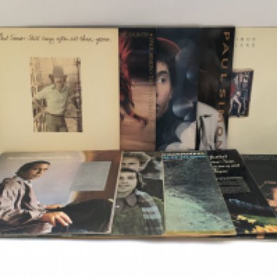 Ten Simon & Garfunkel and solo LPS comprising 'Sounds Of Silence', 'Graceland' and others.