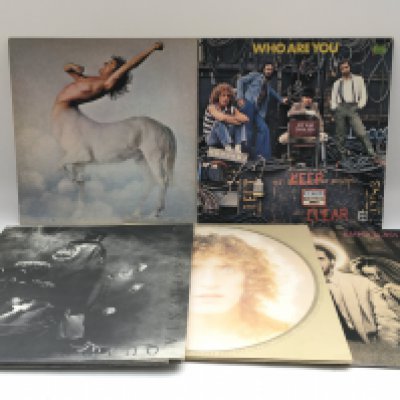 Five Who and related LPs including 'Who Are You', 'Daltrey' and others.