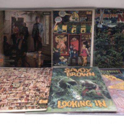 Six Savoy Brown LPs comprising both original and 180g pressings.