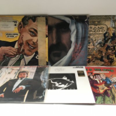 Six LPs by Frank Zappa and Captain Beefheart including original and 180g pressings.