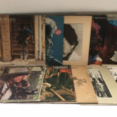 Ten Bob Dylan LPs comprising a 5LP 'Biograph' box set, 'John Wesley Harding', 'Desire' and others.