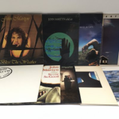 Nine John Martyn LPs comprising 'Bless The Weather', 'Solid Air' and others.