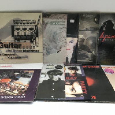 Two bags of post punk, alternative, goth rock LPs and 12" singles by various artists including The Cure, Echo & The Bunnymen, The Birthday Party and others.